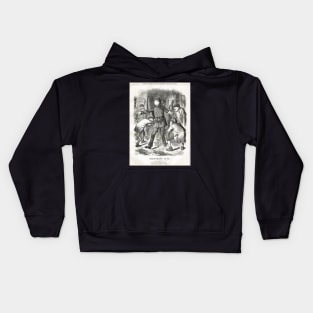 Jack the Ripper Punch Cartoon Blind Man's Buff 1888 Kids Hoodie